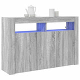 Sideboard Grey Sonoma 116 x 30 x 75 cm Engineered Wood 3333881