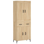 Highboard Sonoma Oak 69.5x34x180 cm Engineered Wood 3199876