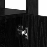 Sideboard Black oak 30 x 80 x 119.5 cm Engineered wood 881098