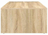 Coffee Table Sonoma Oak 101.5 x 50 x 37 cm Engineered Wood 891194