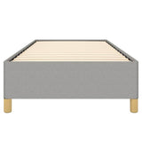 Bed Frame without Mattress Light Grey 100x203 cm Twin XL Fabric 347200