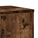 ZNTS Plant Stands 2 pcs Smoked Oak 30x30x50 cm Engineered wood 852919