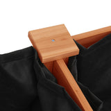 Planter with Liner Brown 203x53x76 cm Solid Wood Fir 364240