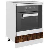 Oven Cabinet Lyon Smoked Oak 60x46x81.5 cm Engineered Wood 825834