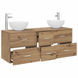 Bathroom Cabinet Set 3 pcs Artisan Oak 49.5 x 35 x 63 cm 3405802