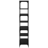 Bookcase Black oak Engineered wood 882837