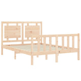 Bed Frame without Mattress 140x200 cm Solid Wood Pine 3192166