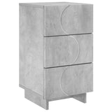 Bedside Cabinet Concrete Grey 33.5 x 34.5 x 60 cm 8011429