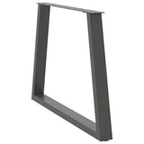 Dining Table Legs V-Shape 2 pcs Anthracite 90x cm Steel 4012578