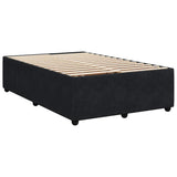 Bed Frame without Mattress Black Double Velvet 3285045
