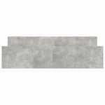 Bed Frame without Mattress Concrete Grey 200x200 cm 3203736