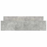 Bed Frame without Mattress Concrete Grey 200x200 cm 3203736