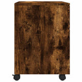 Mobile File Cabinet with Wheels Smoked Oak 45x38x54 cm Engineered Wood 817135