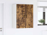 Wall Cabinet LUCCA Smoked Oak 60 x 31 x 100 cm Engineered Wood 885140