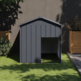 Dog House with Roof Anthracite 117x153x123 cm Galvanised Steel 172348