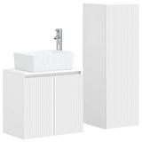 Bathroom Furniture Set 2 pcs White 33 x 34.5 x 100 cm 3406123