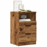Bedside Cabinets 2 pcs Old Wood 40x36x65 cm Engineered Wood 856845