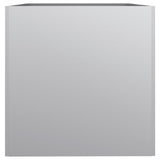 Planter Silver 62x47x46 cm Galvanised Steel 841606