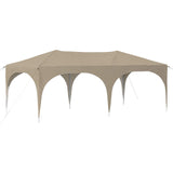 Pop-up Party Tent 575 x 288 x 245 cm Cream Oxford Fabric 42019878