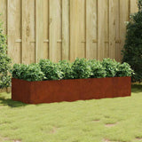 Garden Raised Bed 200x80x40 cm Corten Steel 824533