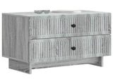 Bedside Cabinet Grey Sonoma 62 x 34.5 x 47.5 cm Engineered Wood 893861