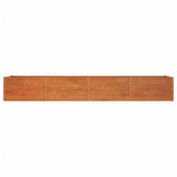 ZNTS Garden Raised Bed Rusty 320x80x45 cm Corten Steel 151962