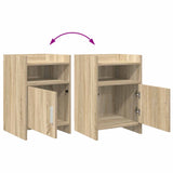 Bedside Tables 2 pcs Sonoma Oak 40 x 36 x 60 cm Engineered Wood 8011040
