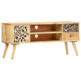 TV Cabinet 100x30x45 cm Solid Mango Wood 247999