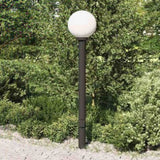 Bollard Light with Outlet 120 cm Black IP44 4006121