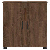 Bathroom Cabinet with Storage Brown Oak 61 x 35 x 64 cm 883291