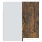 Kitchen Wall Corner Cabinet Kalmar Smoked Oak Engineered Wood 853622