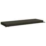2-Piece Bench Cushions SOEST 2 pcs 100% Polyester Anthracite 950317
