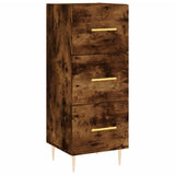 Sideboard Smoked Oak 34.5x34x90 cm Engineered Wood 828593