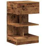 Bedside Cabinet Old Wood 40x35x65 cm Engineered Wood 856748