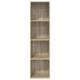 805492 Wall-mounted TV Cabinet Sonoma Oak 37x37x142,5 cm Engineered Wood