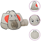 Elephant Children Play Tent with 250 Balls Grey 174x86x101 cm 3107740