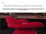 Light luxury makeup stool, bedroom dressing stool, designer ladies' dressing table rotating W6068P520784
