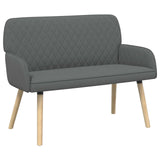 2 Seater Sofa with Solid Wood Legs 2-Seater Dark Grey 42051031