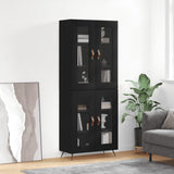 Highboard Black 69.5x34x180 cm Engineered Wood 3198250