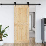 Door NARVIK 90x210 cm Solid Wood Pine 154439