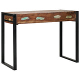 Dressing Table Multicolour 100 x 50 x 75 cm Solid Reclaim wood 4015966