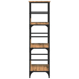 Book Cabinet Artisan Oak 50x33x117.5 cm Engineered Wood 857467