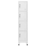 Locker Cabinet with 4 Compartments 38x45x180 cm 244475