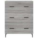 Sideboard Grey Sonoma 69.5x34x90 cm Engineered Wood 827874