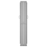 Patio Retractable Side Awning 170x1200 cm Cream 313394
