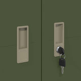 Storage Cabinet Olive Green 80 x 40 x140 cm Steel 3406182