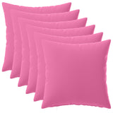 Cushion with Pillow HEERLEN 6 pcs Pink Polyester 927155