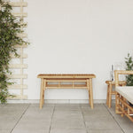 ZNTS Garden Bench 80x38x45 cm Bamboo 4106584