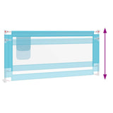 10215 Toddler Safety Bed Rail Blue 200x25 cm Fabric