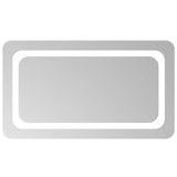 LED Bathroom Mirror Transparent 70 x 40 cm Tempered Glass 42045833